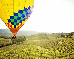 description of hot air balloon flight