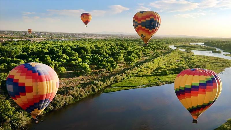 Hot Air Balloon Ride Albuquerque, Sunrise Rio Grande Flight - 1 Hour ...