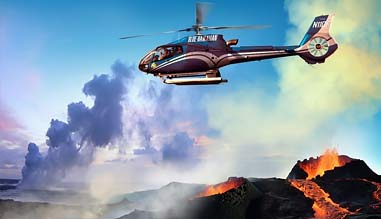 Helicopter Tour Big Island, Circle of Fire and Waterfalls - 50 Minutes